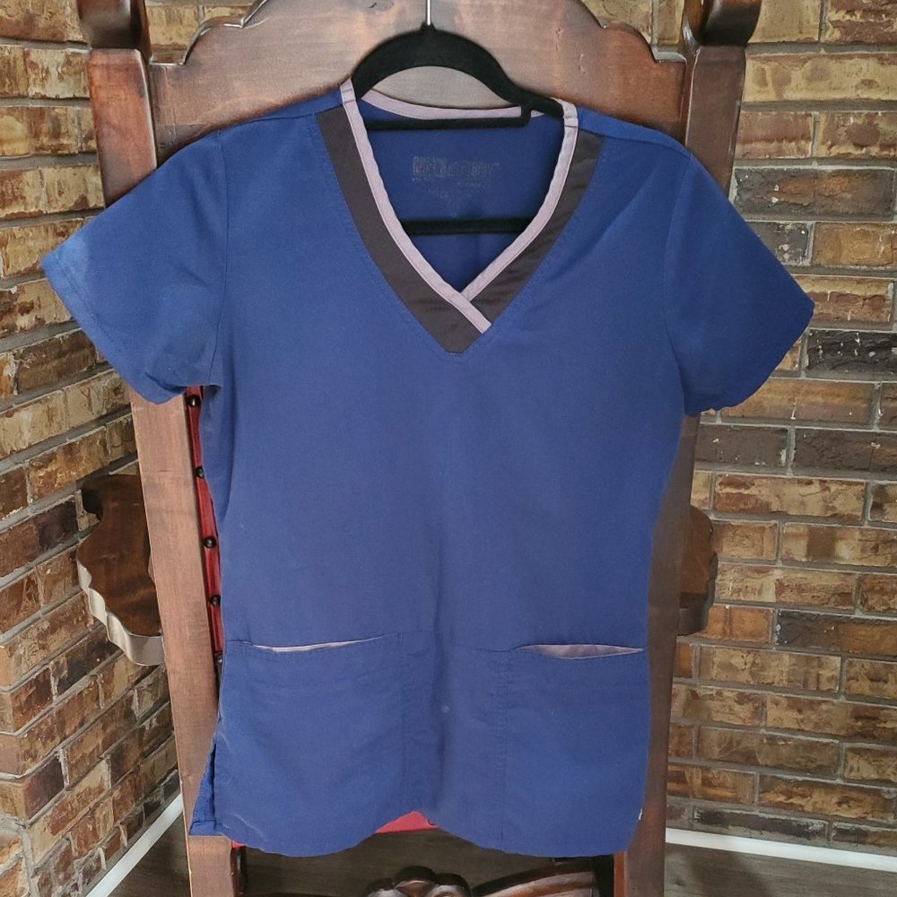 Grey's Anatomy Scrub Top - Navy
